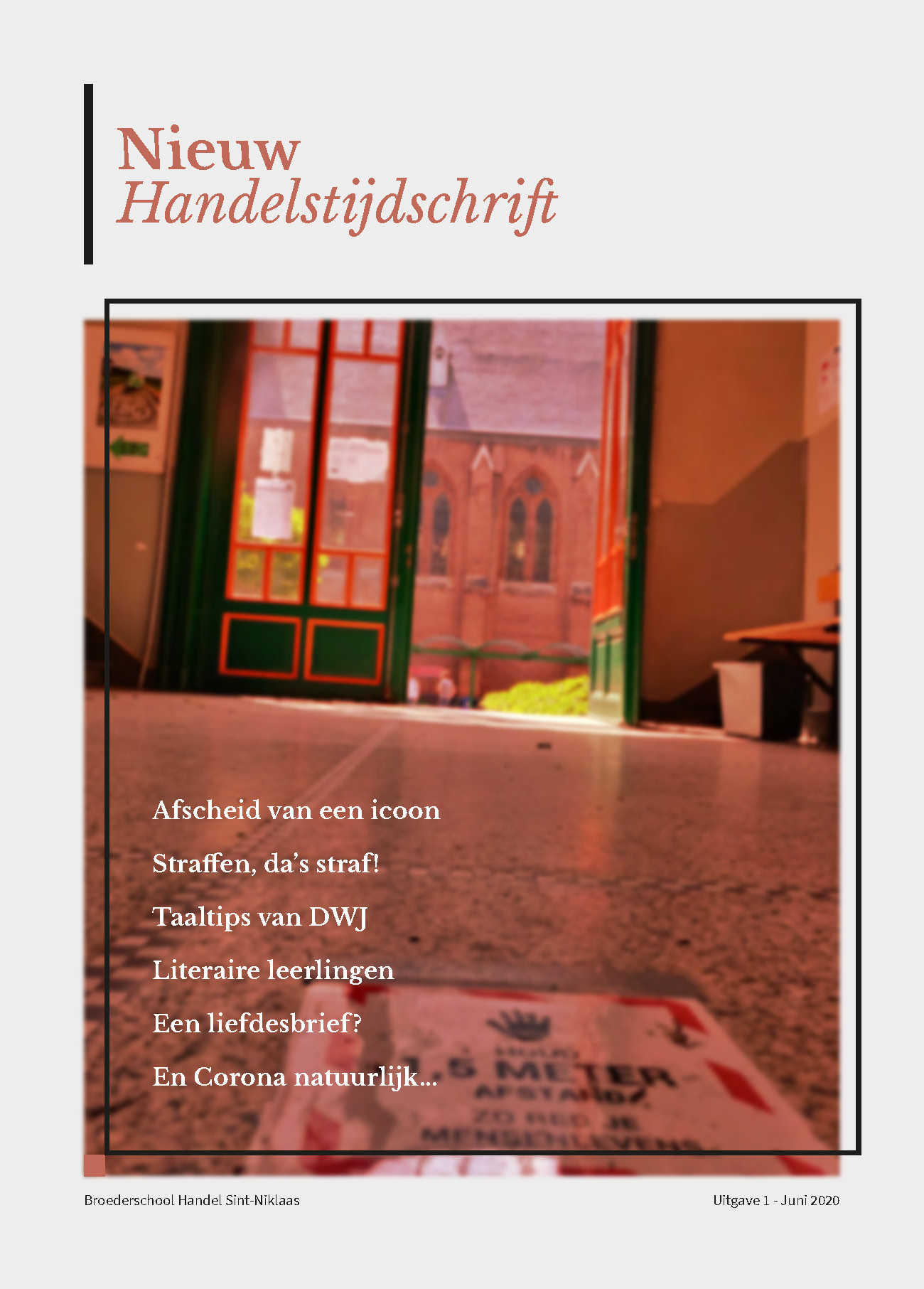 Juni 2020 - Editie 1 Voorpagina